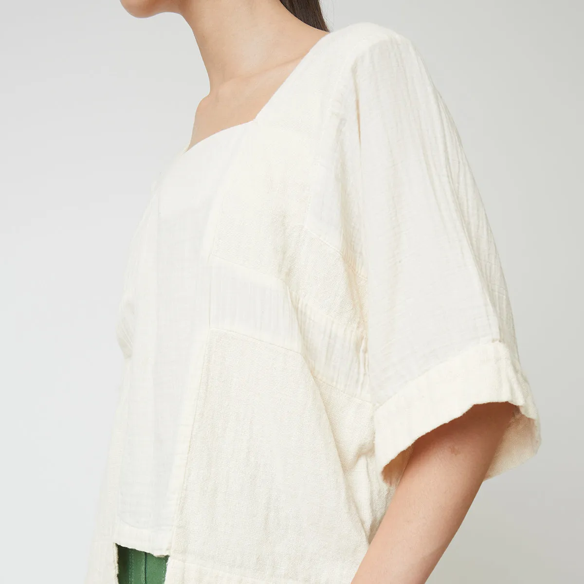 Atelier Delphine Block Top in Crinkled Cotton