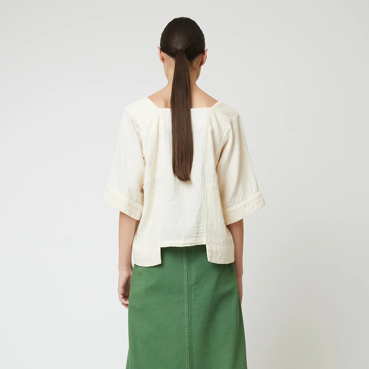 Atelier Delphine Block Top in Crinkled Cotton