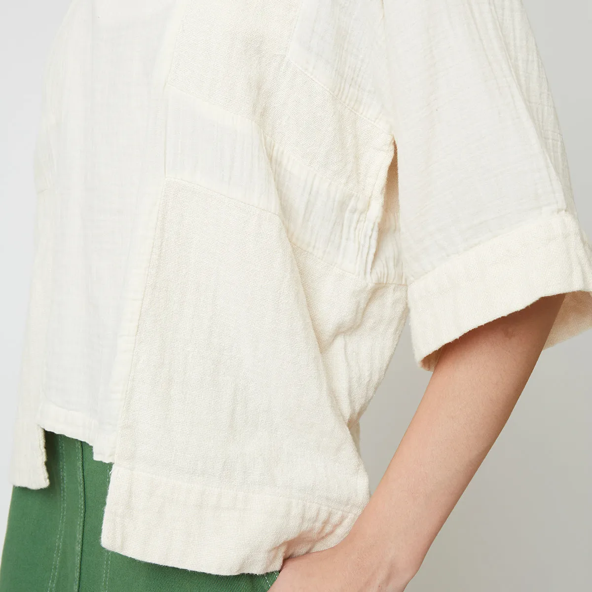 Atelier Delphine Block Top in Crinkled Cotton