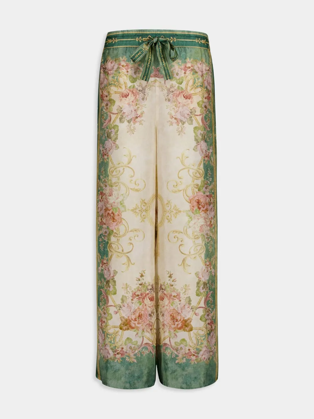 August Palazzo Silk Pants