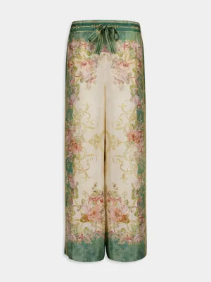 August Palazzo Silk Pants