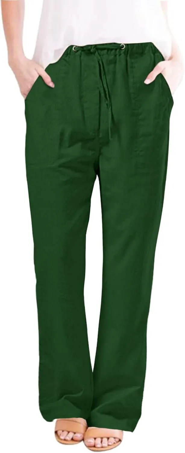 Baggy Sweatpants for Women Wide Leg Baggy Y2K 2025 Summer Pants Elastic Waist Breathable Vacation Comfort Trousers