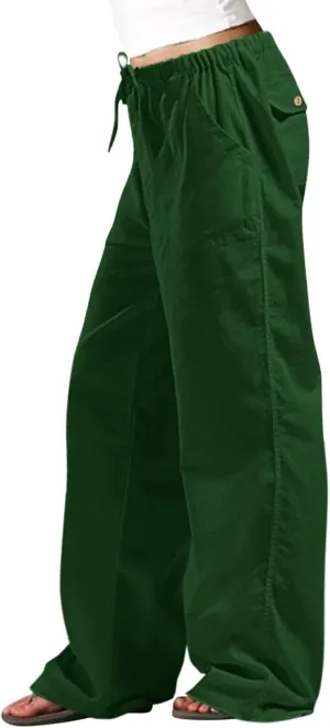 Baggy Sweatpants for Women Wide Leg Baggy Y2K 2025 Summer Pants Elastic Waist Breathable Vacation Comfort Trousers