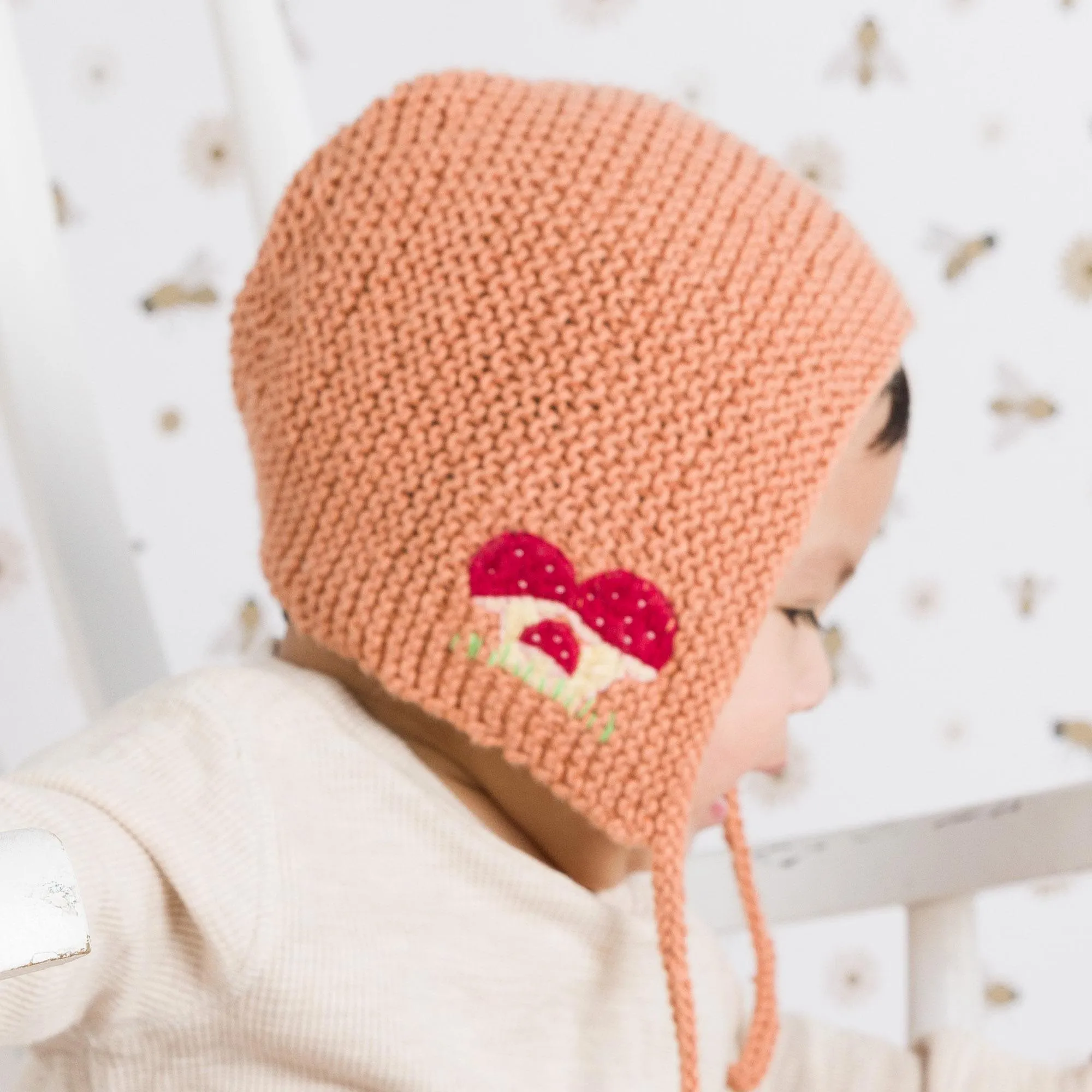 Bernat My Little Mushroom Knit Bonnet