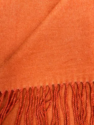 Blondish Orange Cotton Scarf for Women