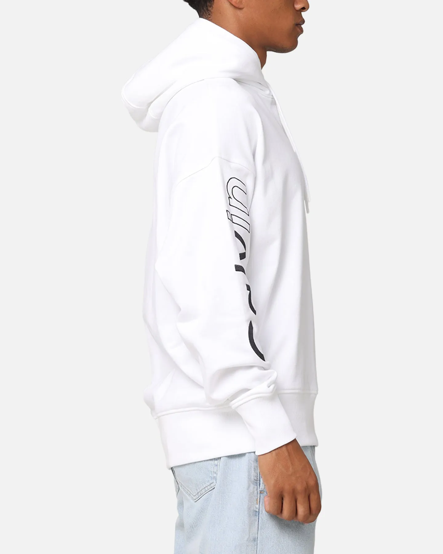 Calvin Klein Blocking Graphic Hoodie Bright White
