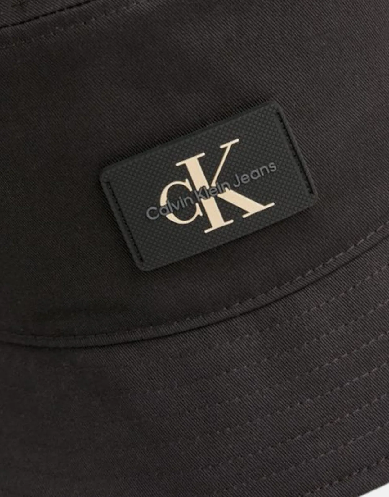 Calvin Klein Tagged Black Bucket Hat