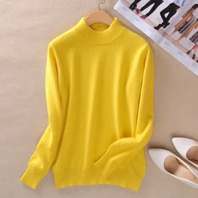 Cashmere  Vintage Half Turtleneck Sweaters