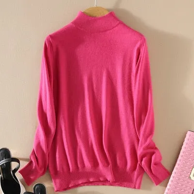 Cashmere  Vintage Half Turtleneck Sweaters