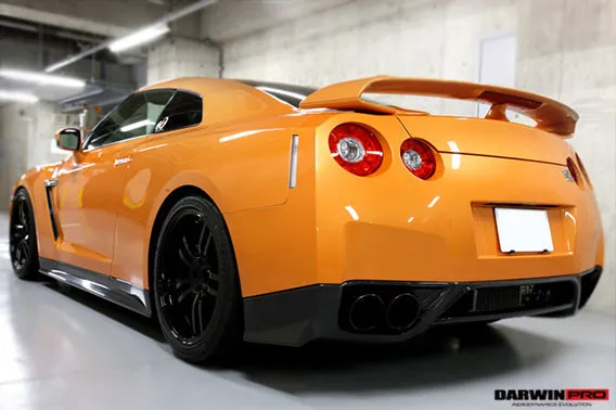 Darwinpro 2008-2016 Nissan GTR R35 CBA/DBA ZELE Style Carbon Fiber Side Skirts