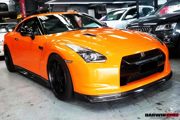 Darwinpro 2008-2016 Nissan GTR R35 CBA/DBA ZELE Style Carbon Fiber Side Skirts