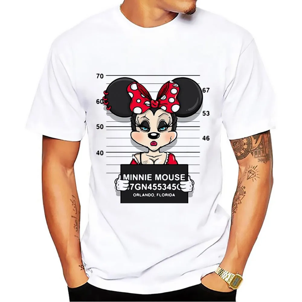 Donald Duck Goofy t-shirt MEN TOPS short sleeve casual funny dog mouse cartoon tshirt homme comfort plus size t shirt
