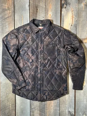 Down-filled Quilted Shirt Jacket 9122D