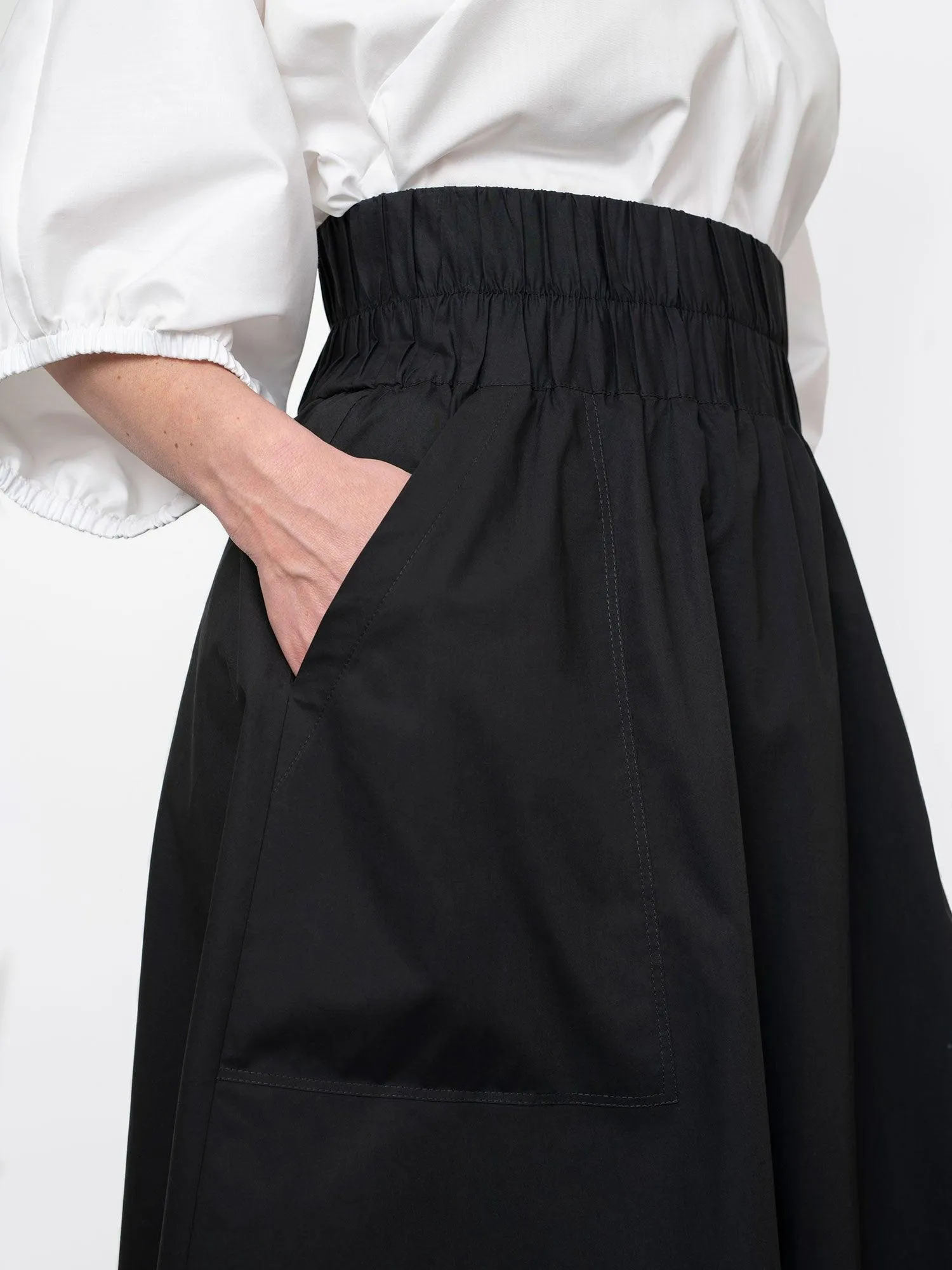 ELASTIC WAIST MAXI SKIRT PATTERN