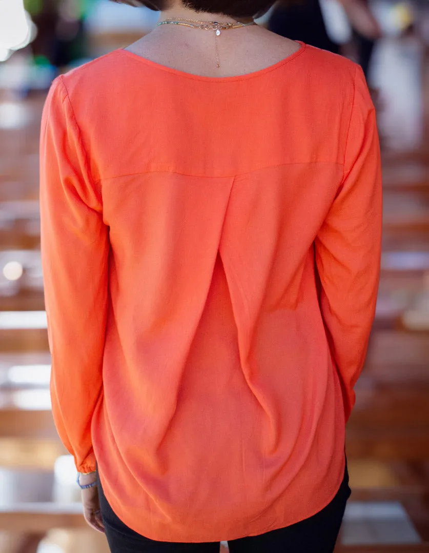 Everleigh Top -  B Orange