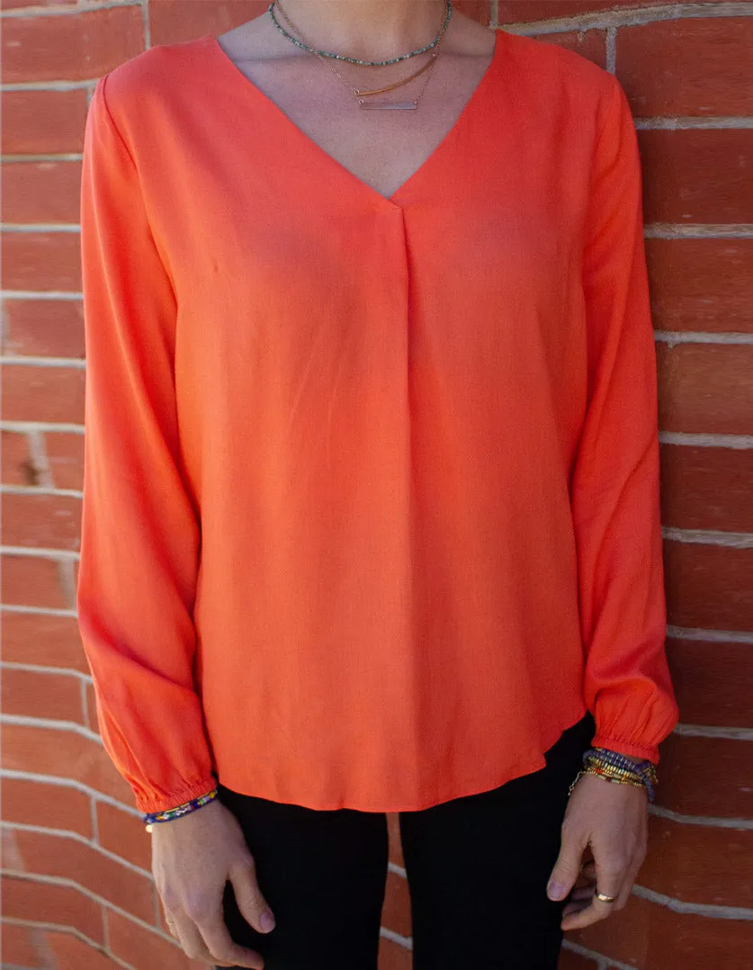 Everleigh Top -  B Orange