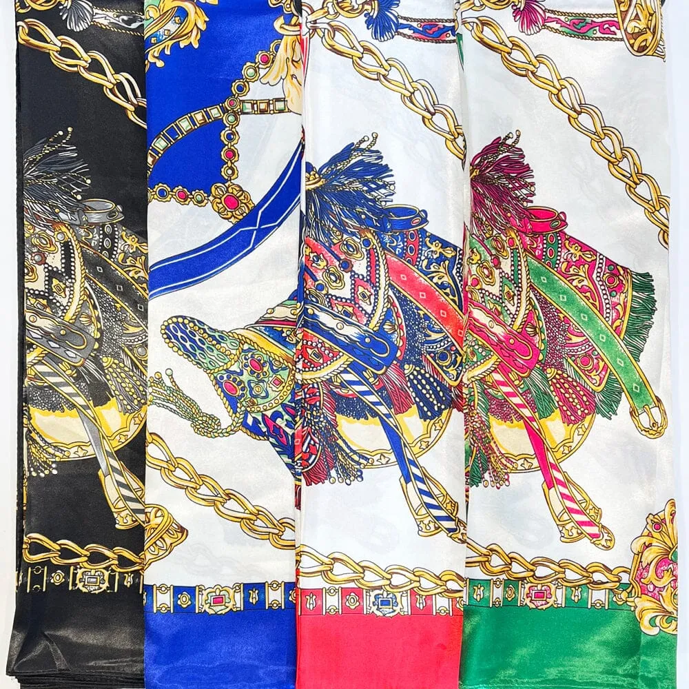 Fashion Silky Satin Scarf 287 (12 units)
