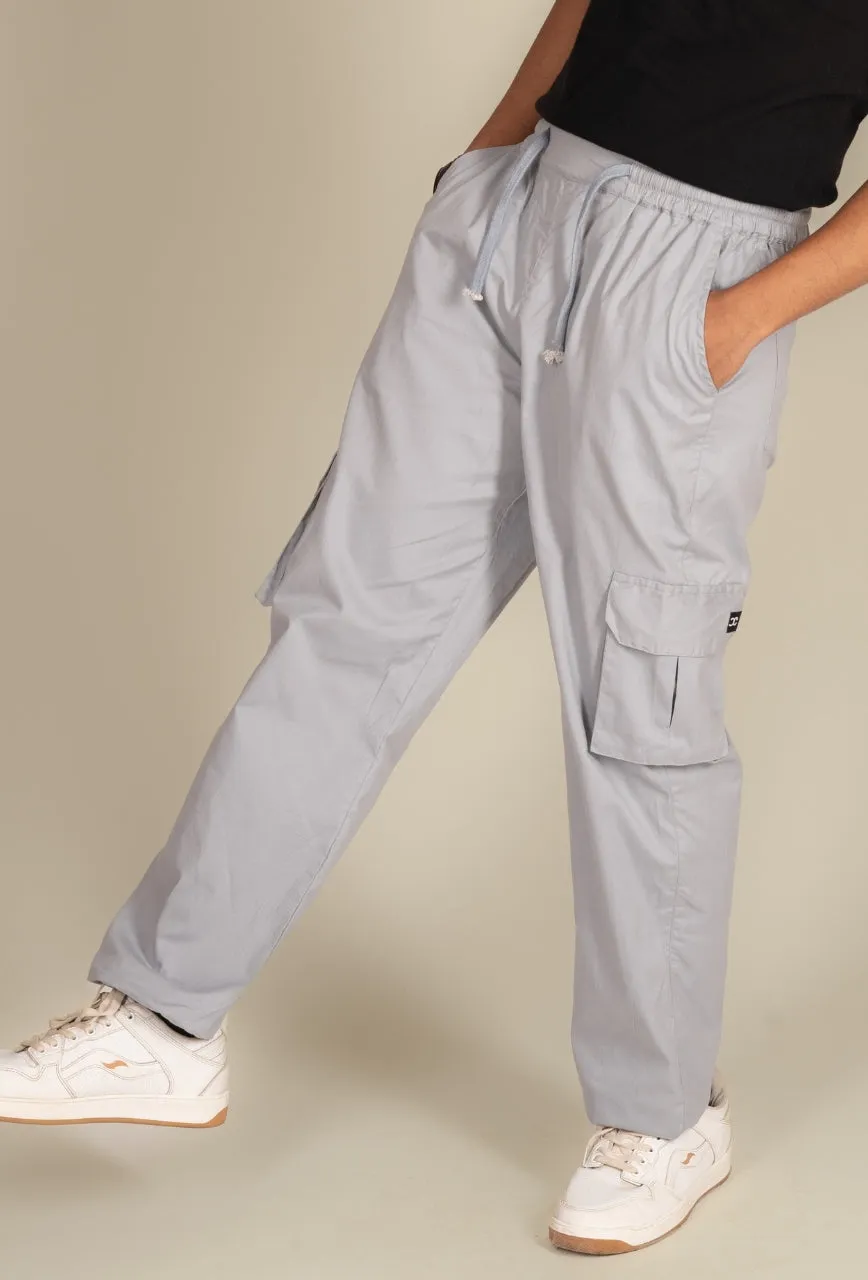 Graphite Cargo Parachute Pant - Unisex Comfy Pant