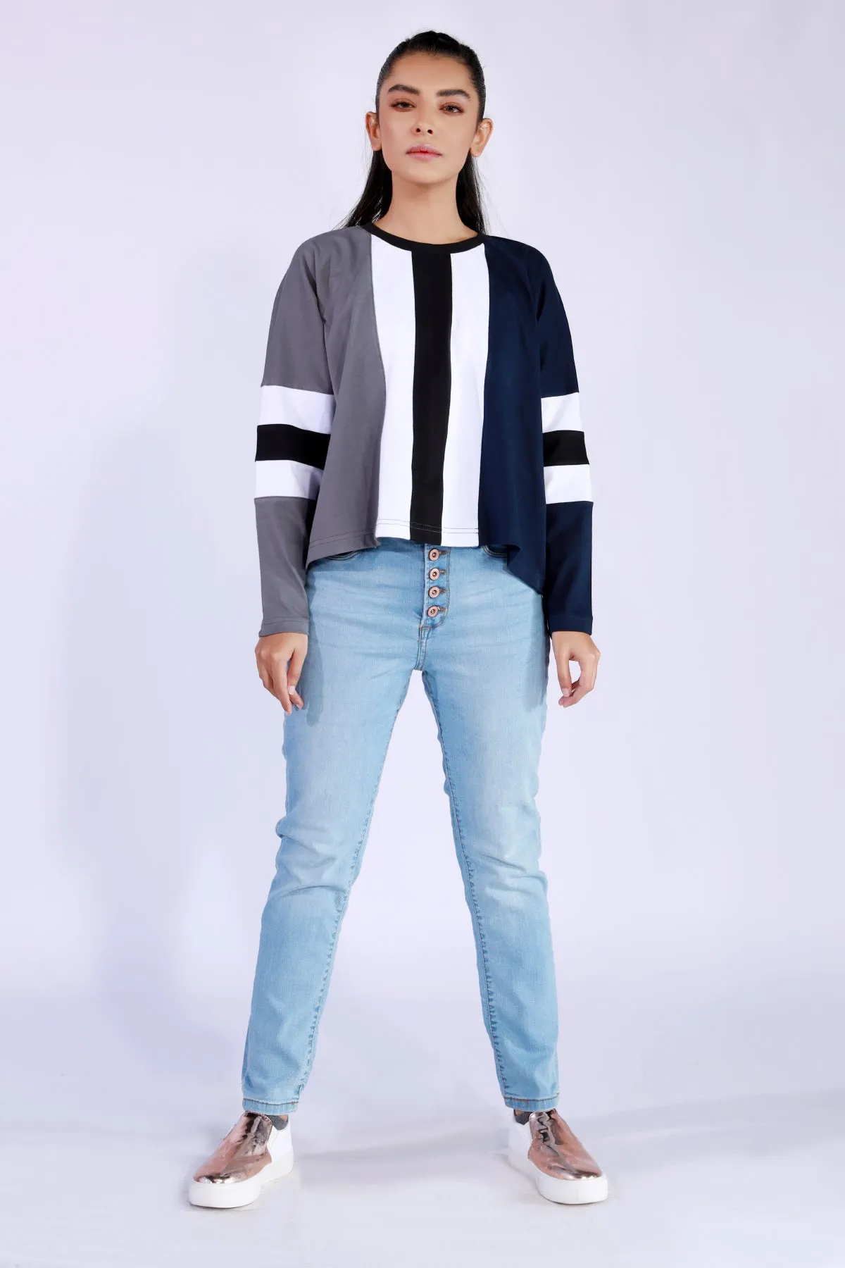 High Rise Light Wash Jeans - W21 - WDJ0005