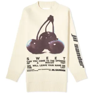 Jil Sander Cherry Knitted jumper, beige