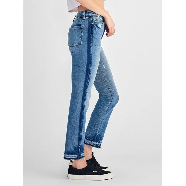 Mara Ankle Mid Rise Instasculpt Straight Everett Jeans