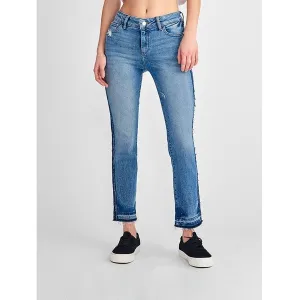 Mara Ankle Mid Rise Instasculpt Straight Everett Jeans