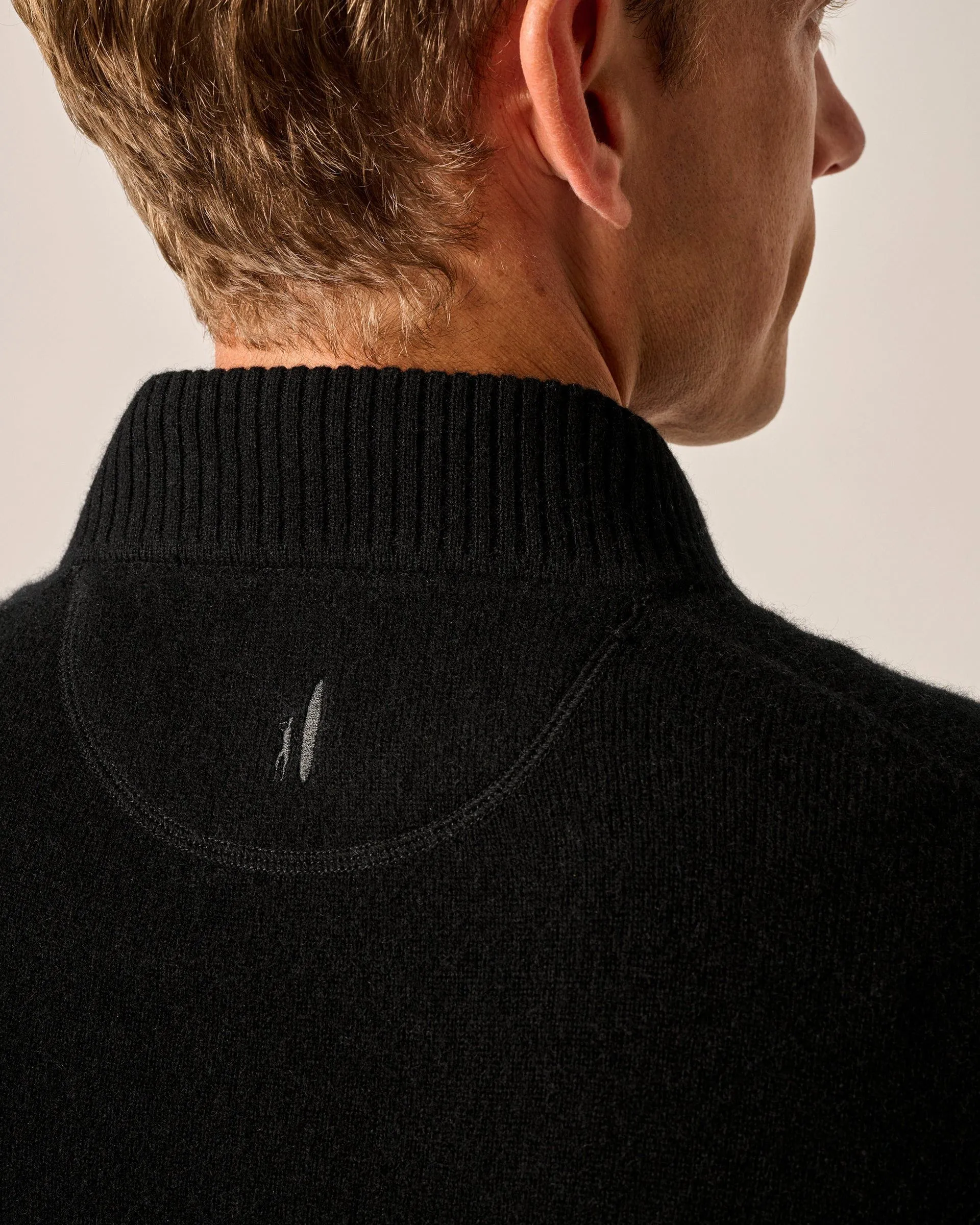 Mayfair Cashmere Quarter Zip Sweater