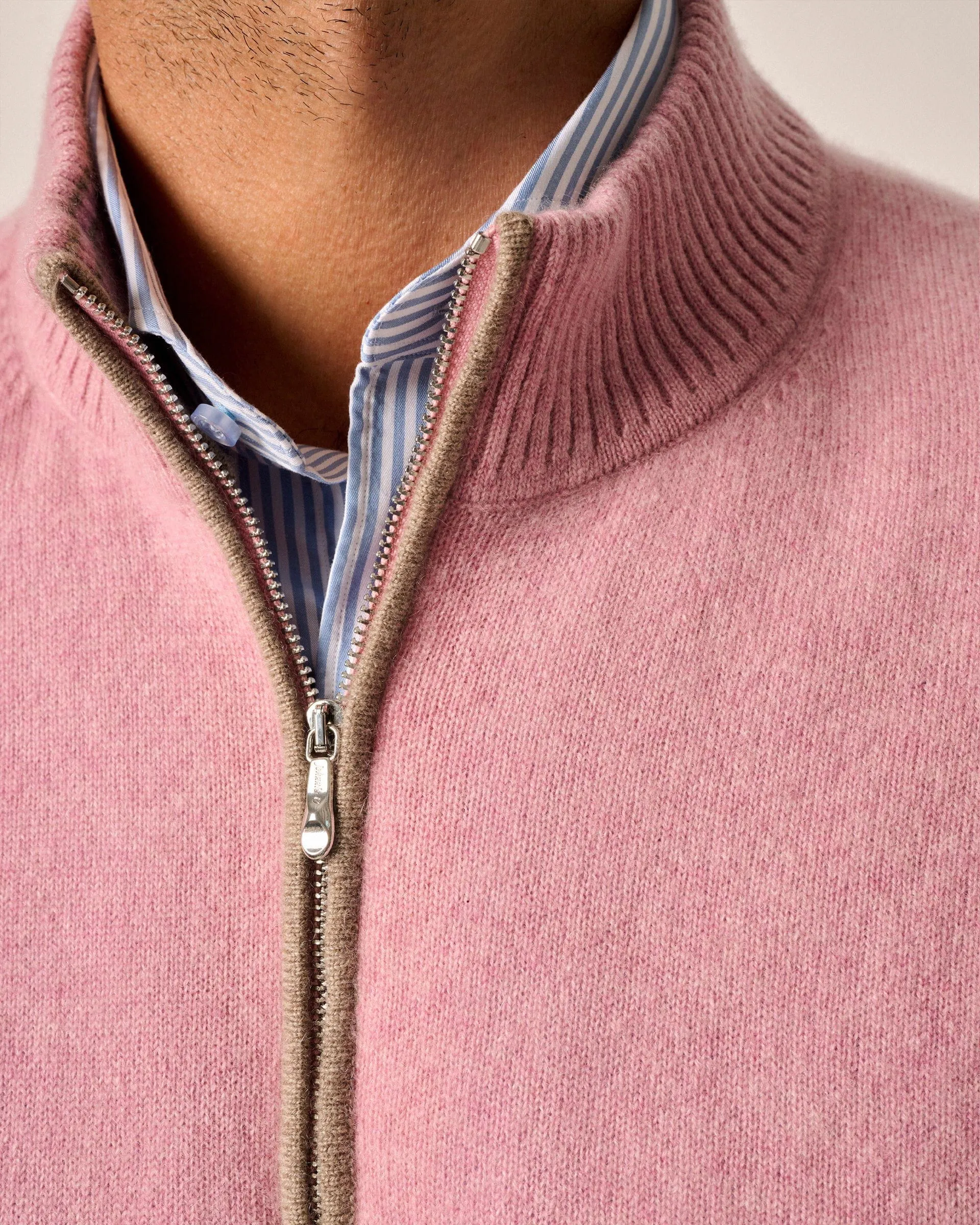 Mayfair Cashmere Quarter Zip Sweater