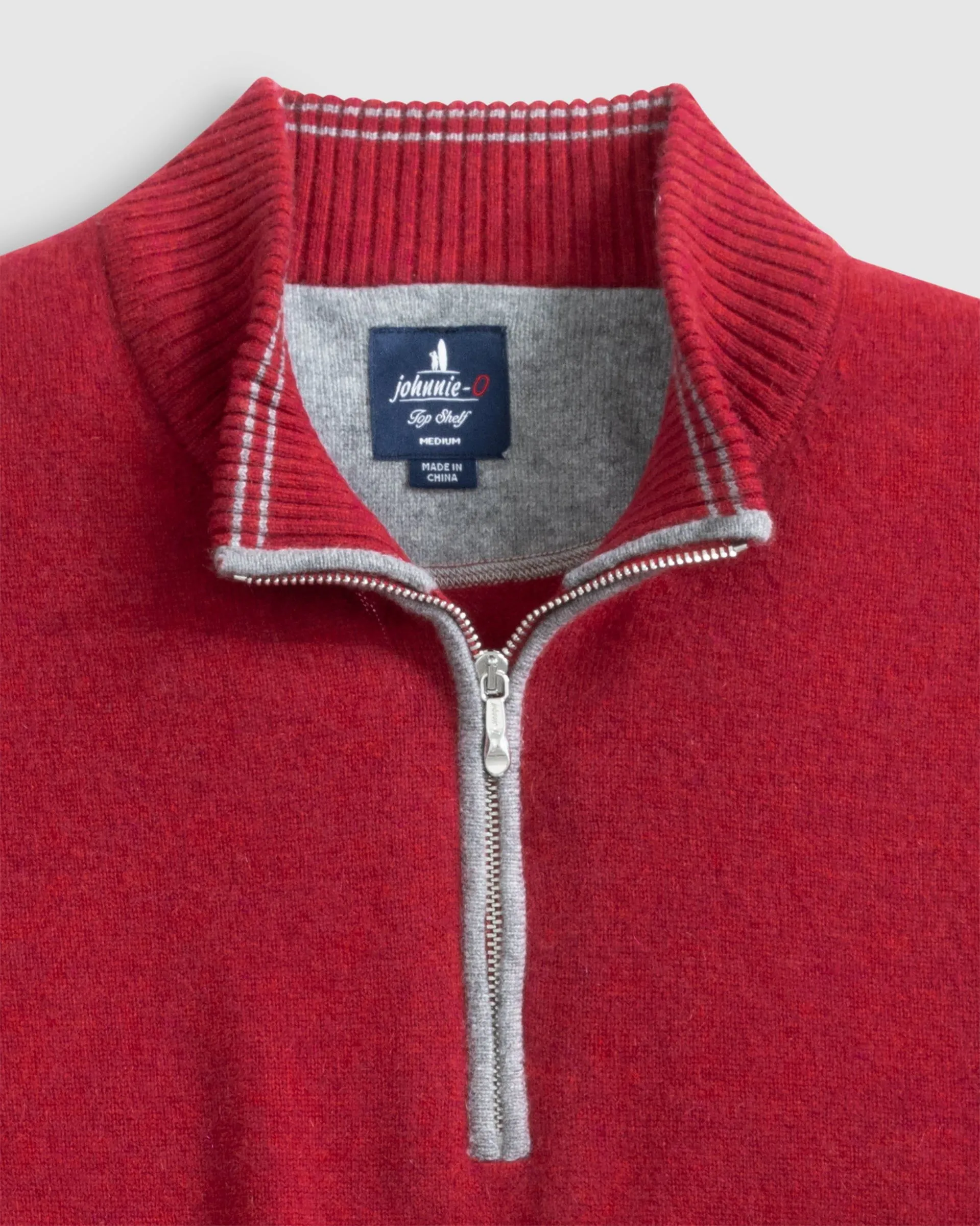 Mayfair Cashmere Quarter Zip Sweater