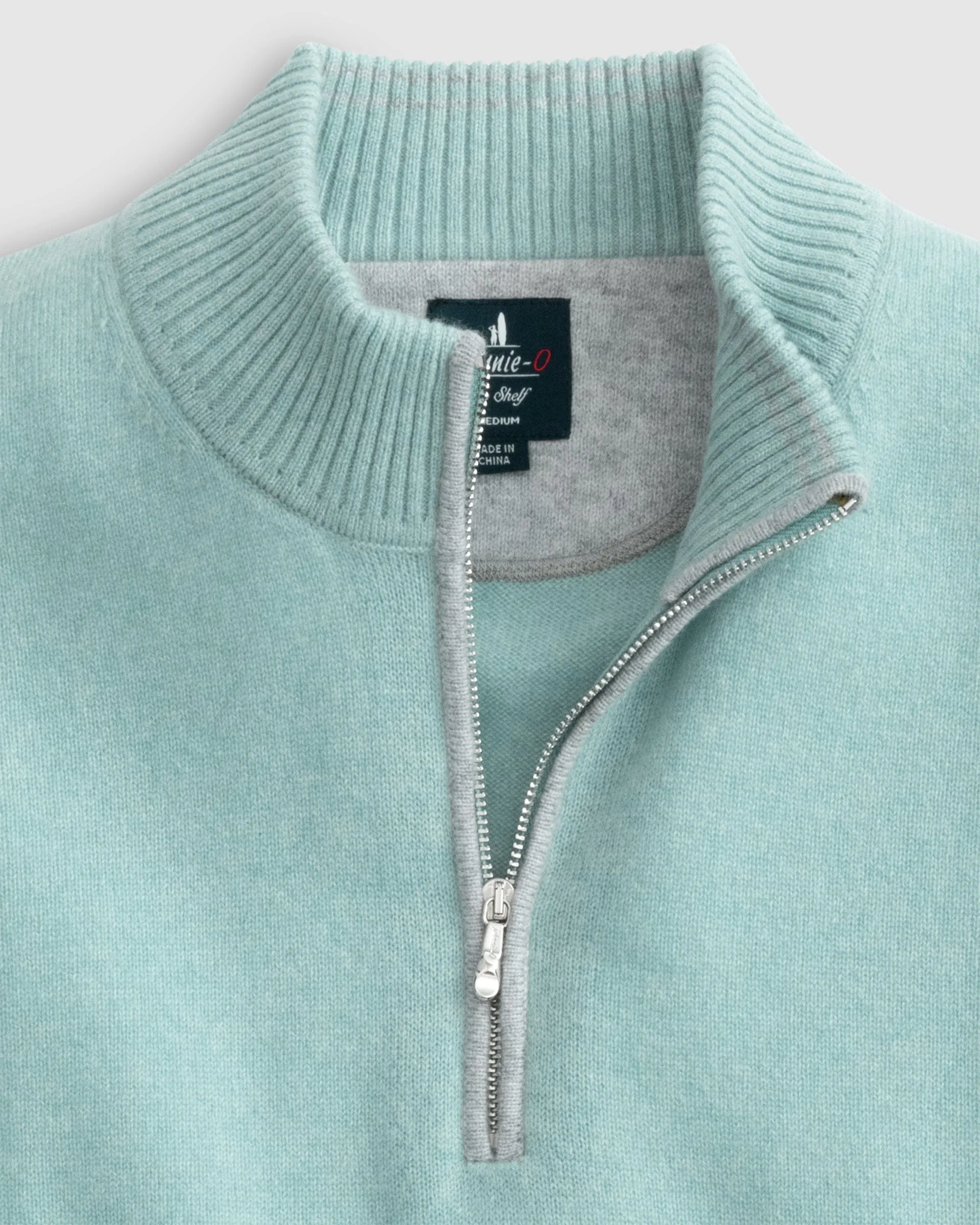 Mayfair Cashmere Quarter Zip Sweater