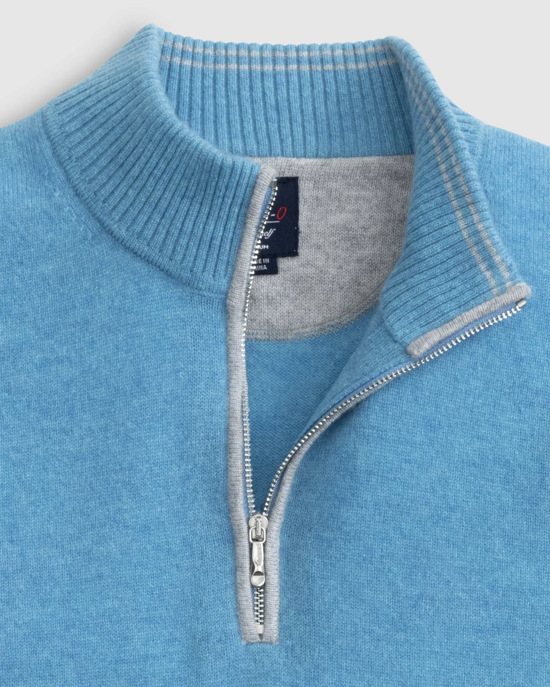 Mayfair Cashmere Quarter Zip Sweater