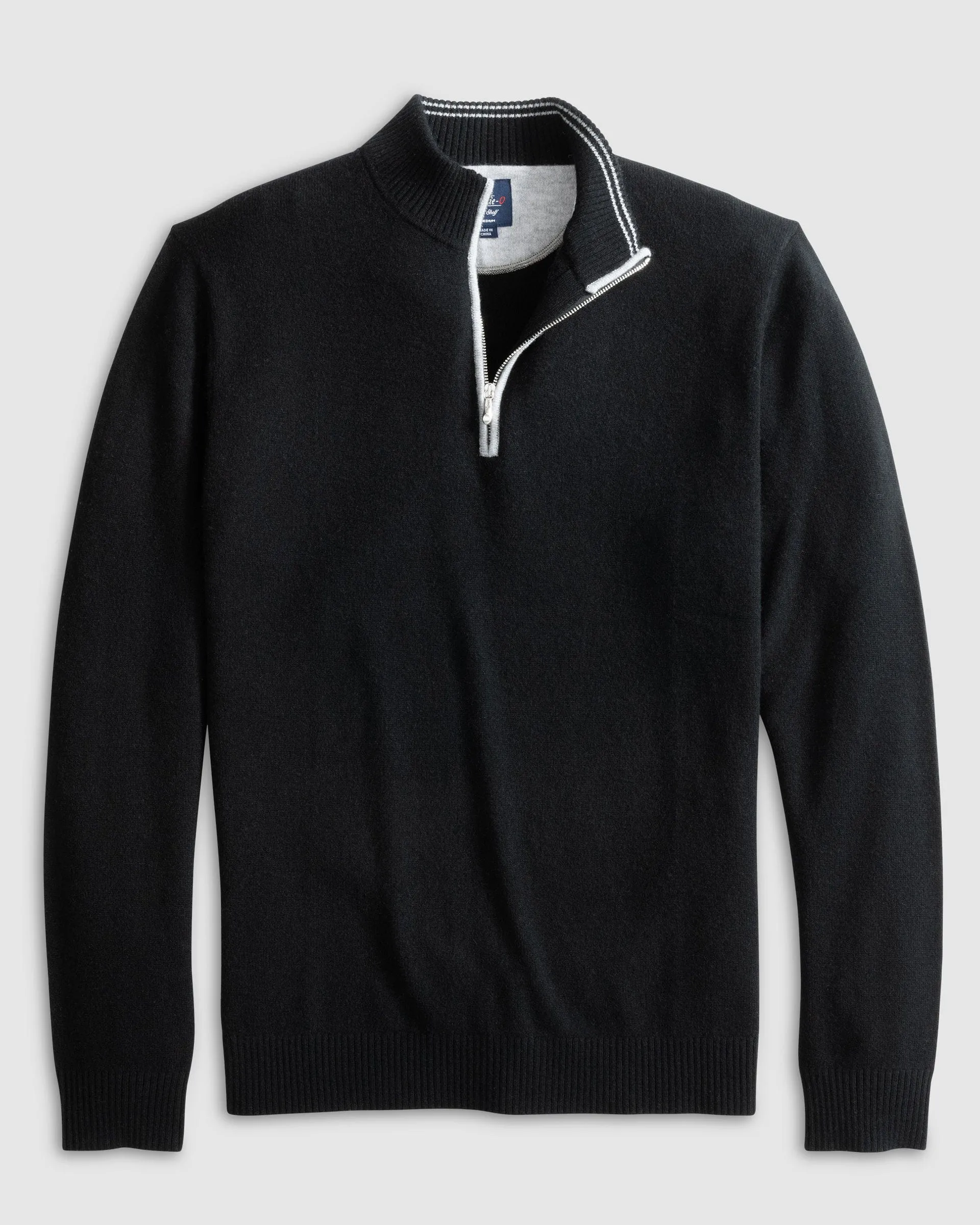 Mayfair Cashmere Quarter Zip Sweater
