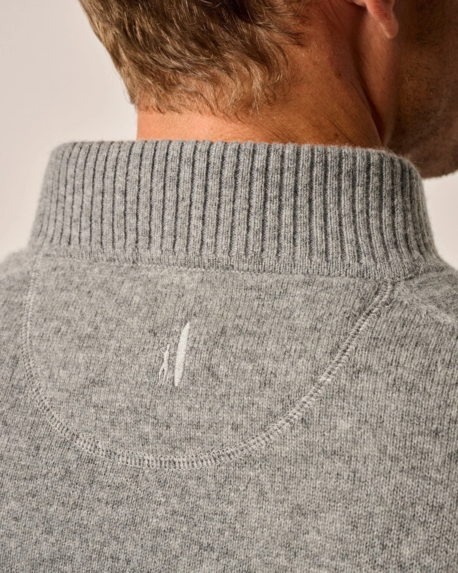 Mayfair Cashmere Quarter Zip Sweater