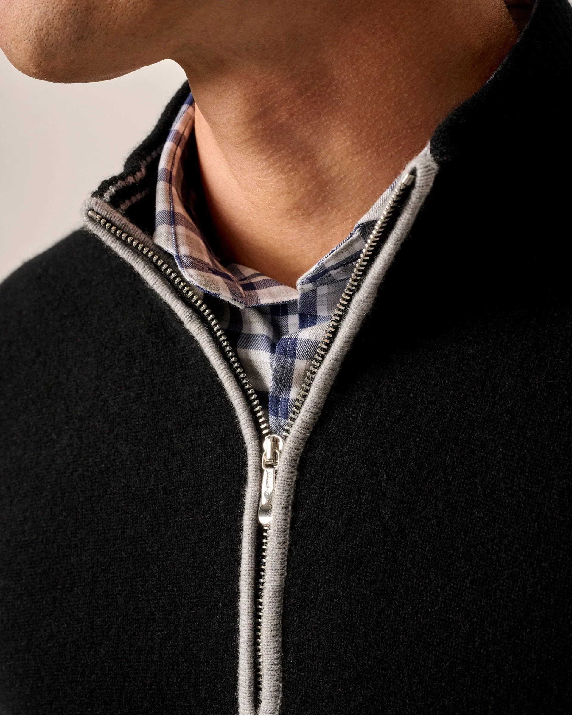 Mayfair Cashmere Quarter Zip Sweater