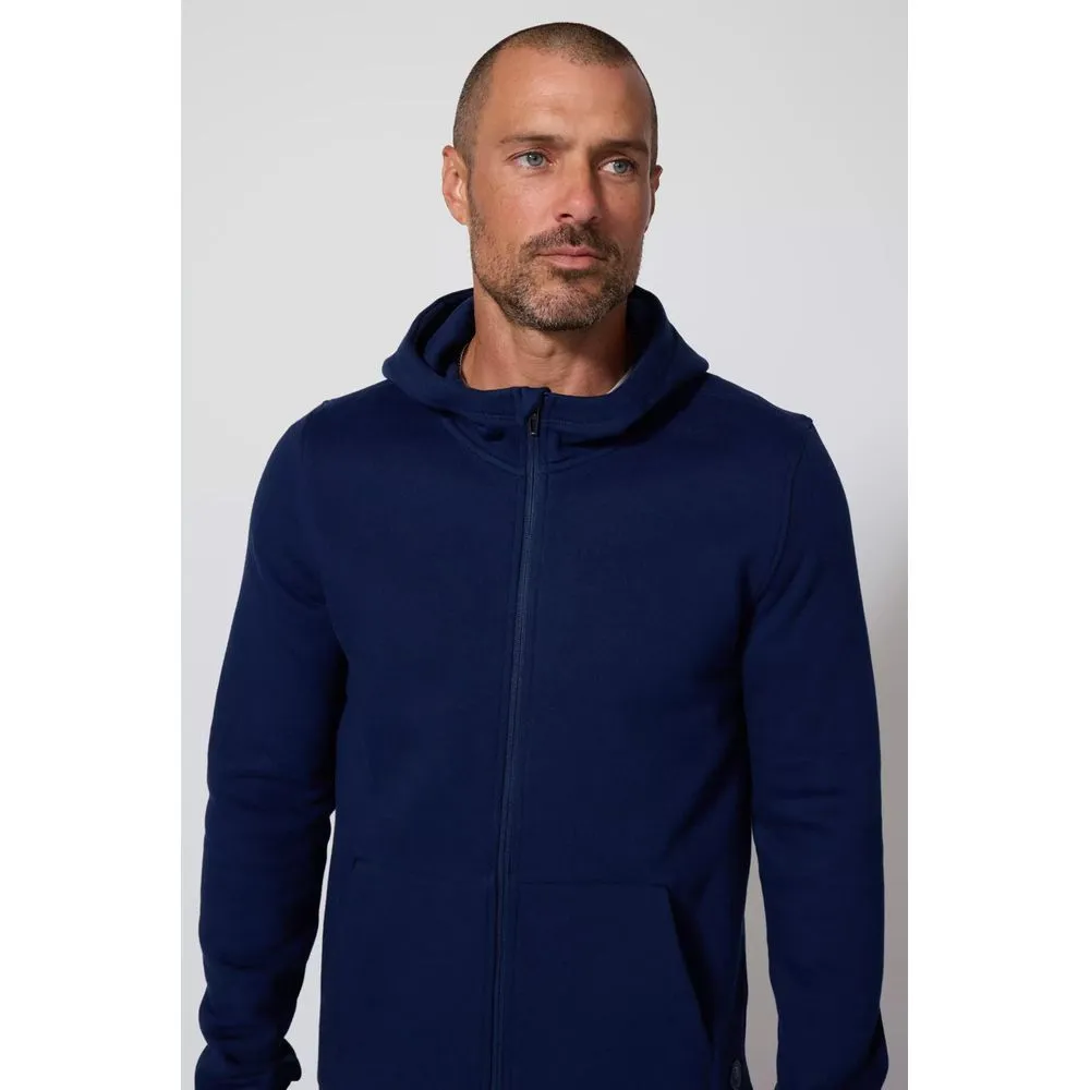 Mens The Comfort Zip Up Hoodie - Navy
