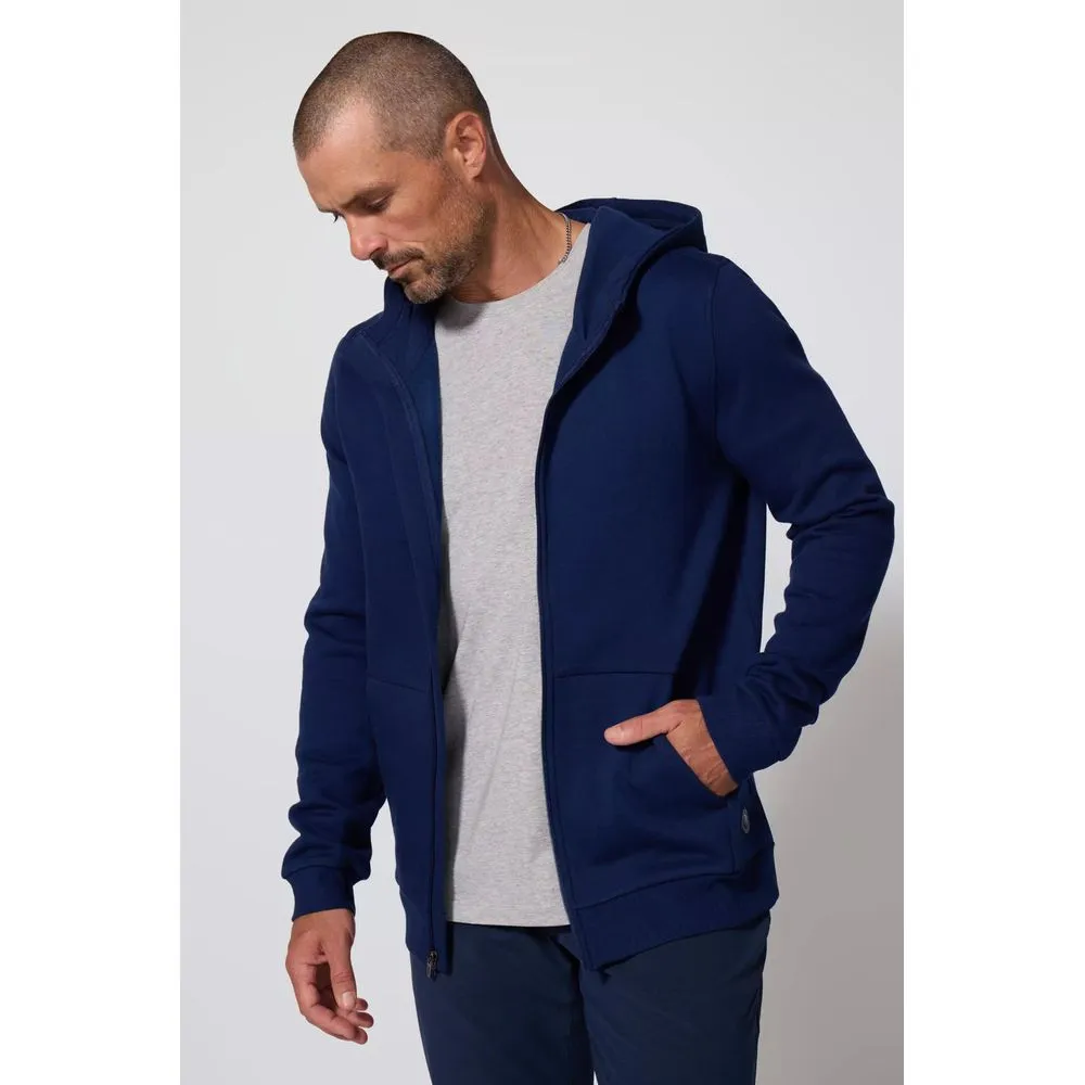 Mens The Comfort Zip Up Hoodie - Navy