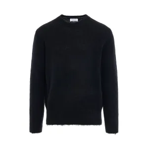 Mohair Arrow OW Knitwear in Black