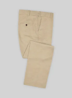 Napolean Biscuit Khaki Wool Pants