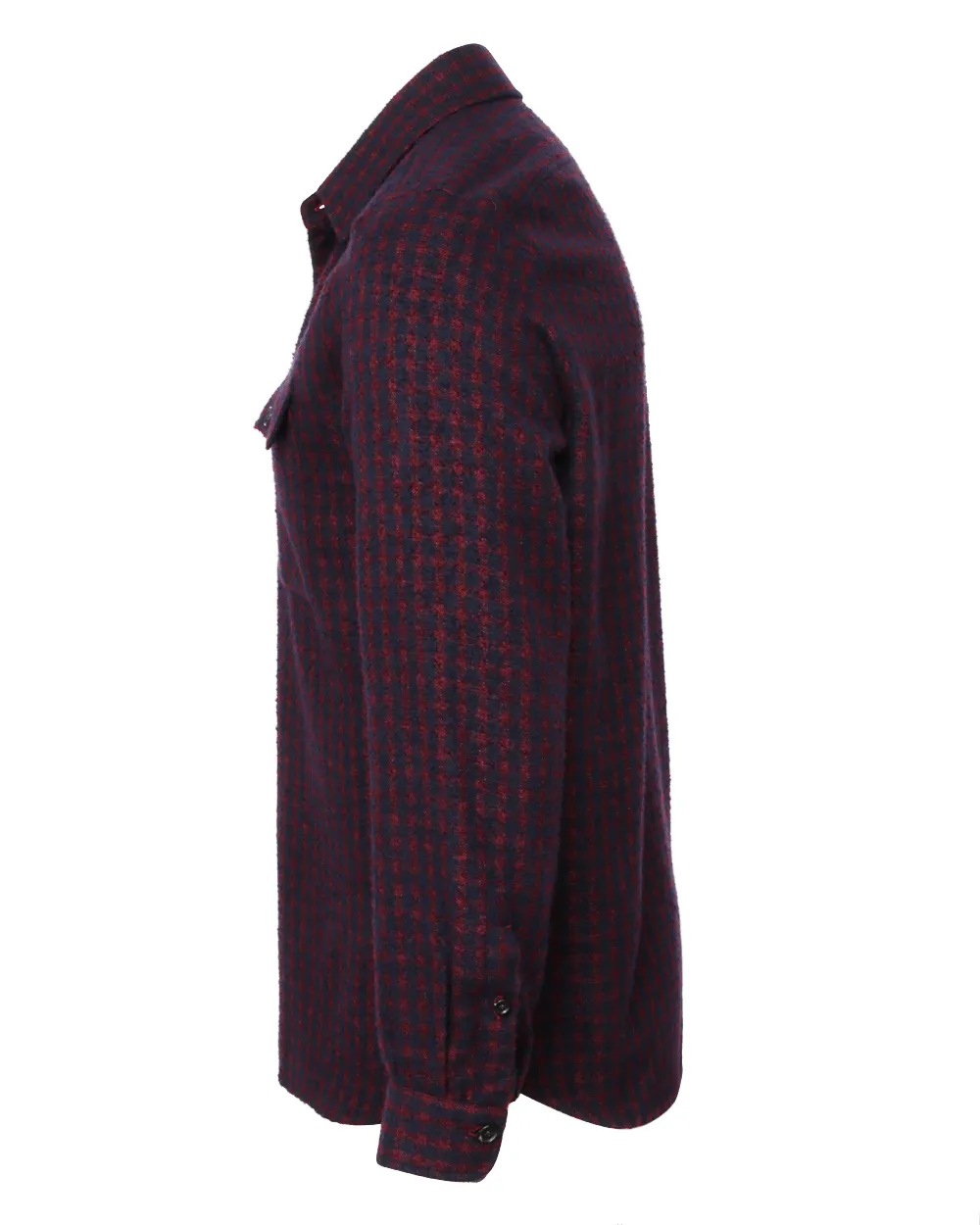 Navy and Maroon Overshirt