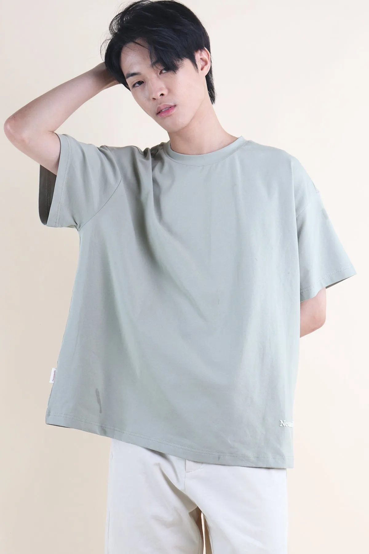 NM STREET COMFORT TEE IN SAGE
