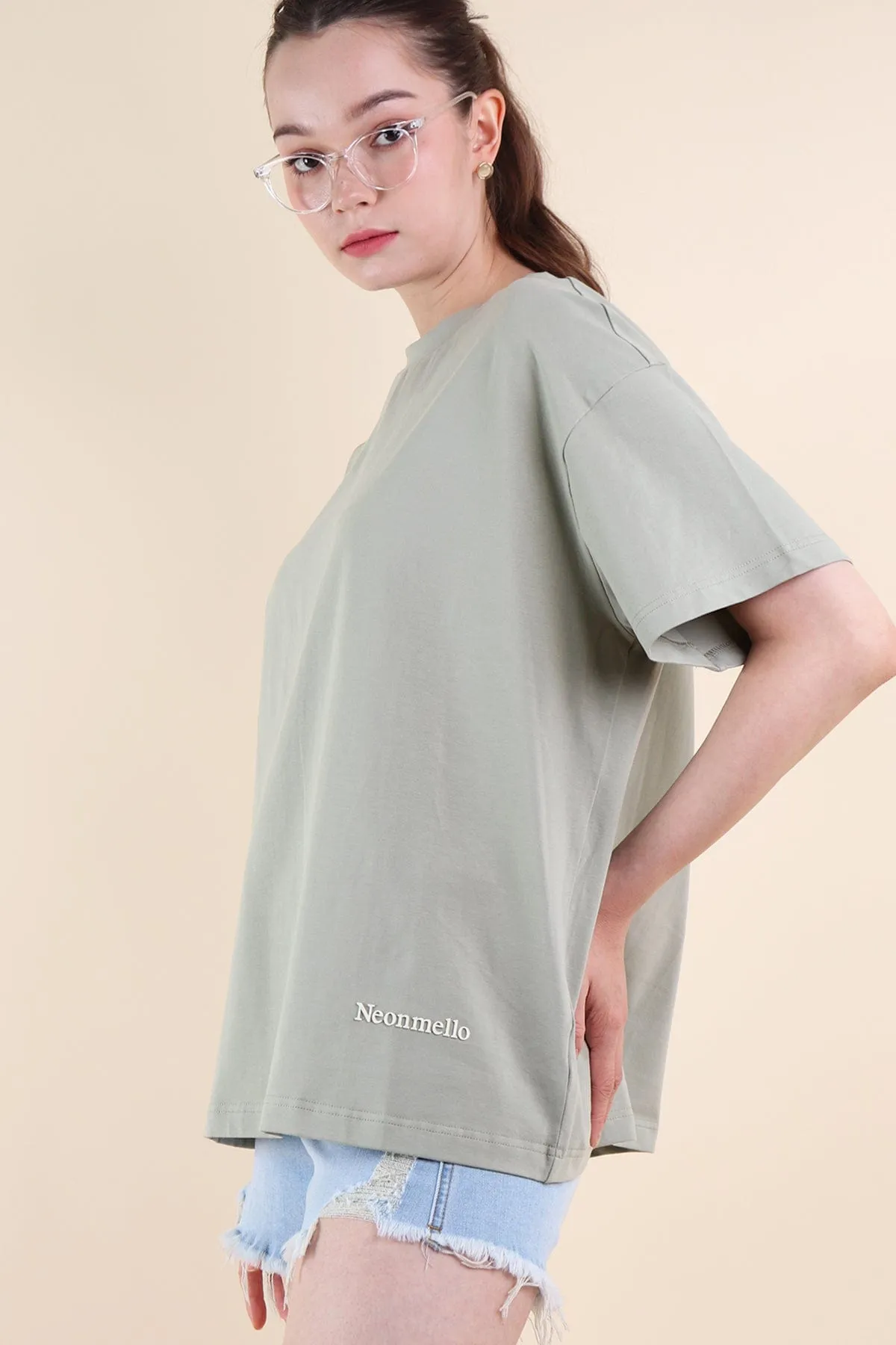 NM STREET COMFORT TEE IN SAGE