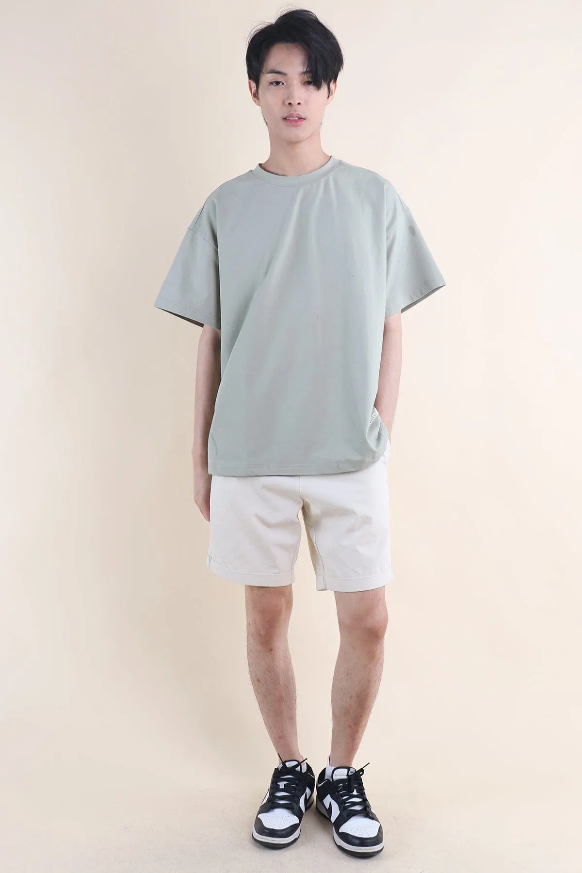 NM STREET COMFORT TEE IN SAGE