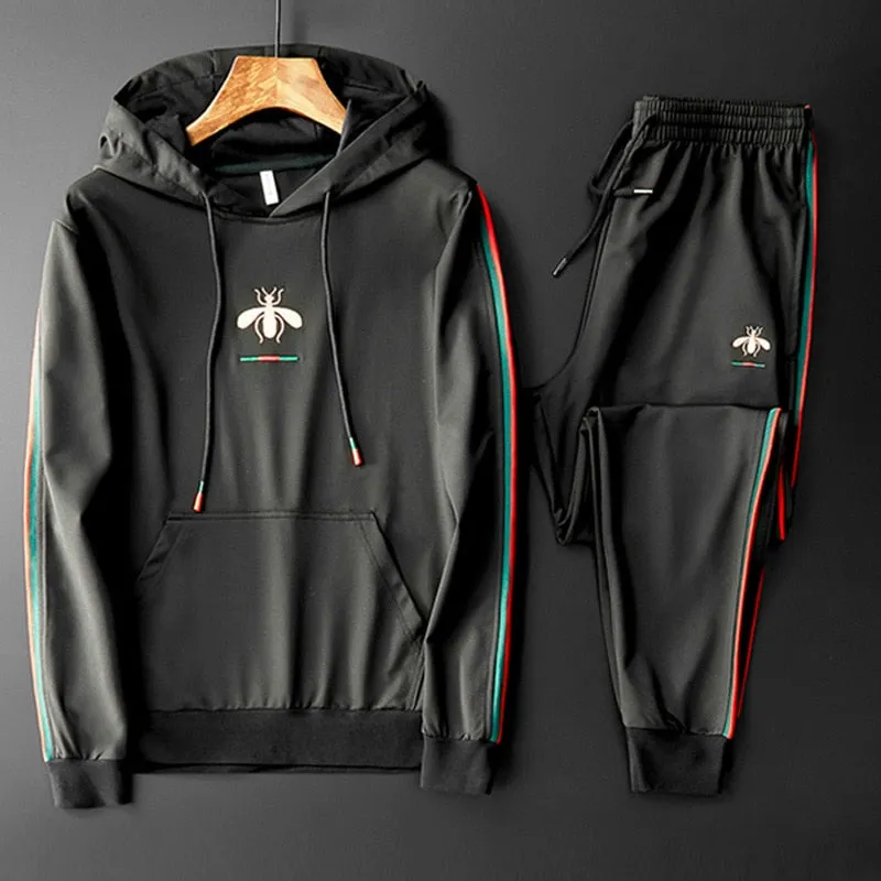 Nsqured "Sportswear Fusion" Men's Hooded Tracksuit