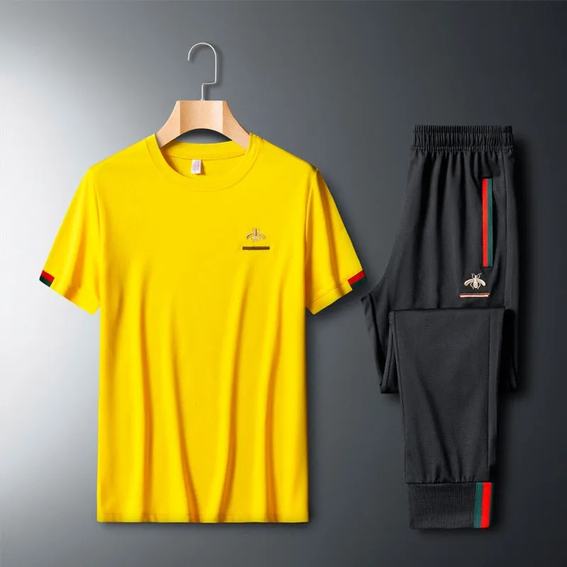 Nsqured "Sportswear Fusion" Men's Hooded Tracksuit