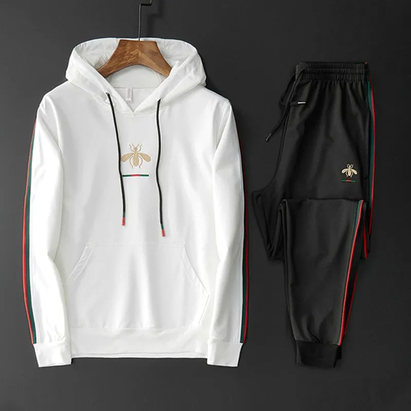 Nsqured "Sportswear Fusion" Men's Hooded Tracksuit