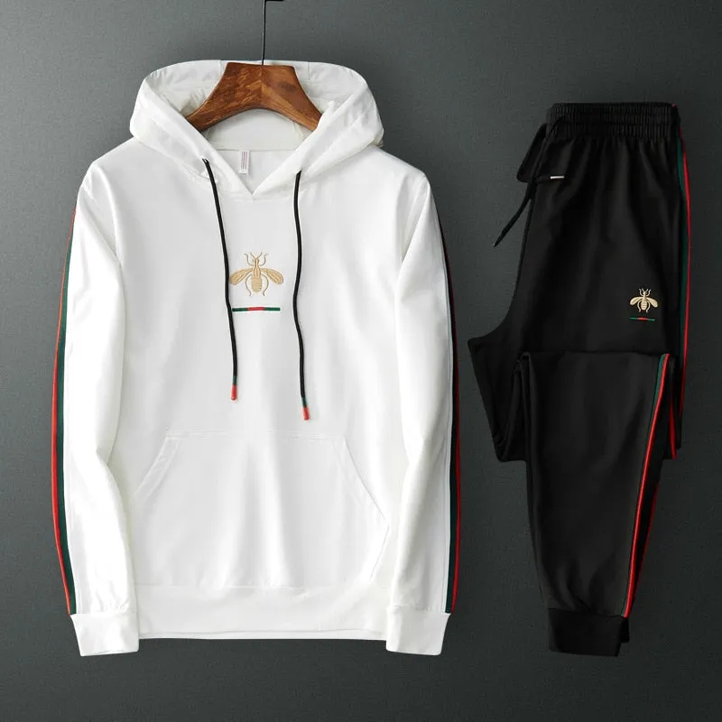 Nsqured "Sportswear Fusion" Men's Hooded Tracksuit