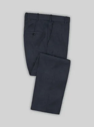 Reda Indigo Blue Wool Pants