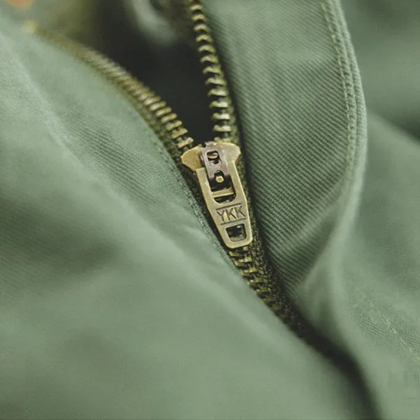Retro Army Green Paratrooper Pants