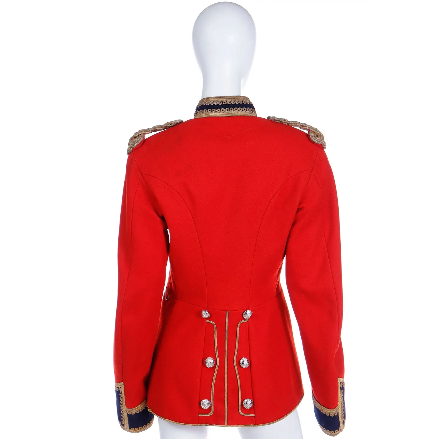 Royal Horse Guard Bandsman & Trumpeter Red Wool Jacket w Epaulettes