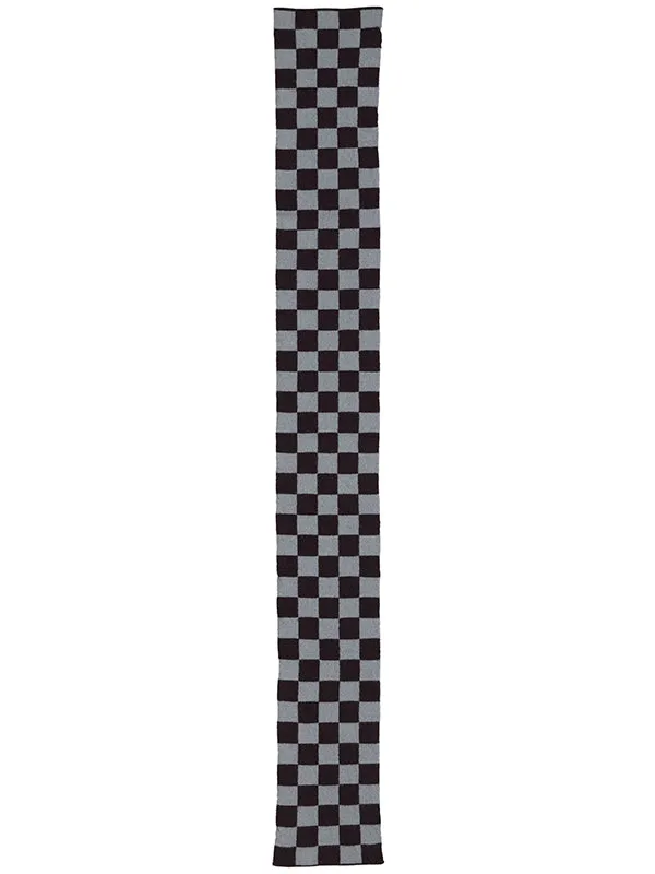 Small Check Scarf Purslane & Black
